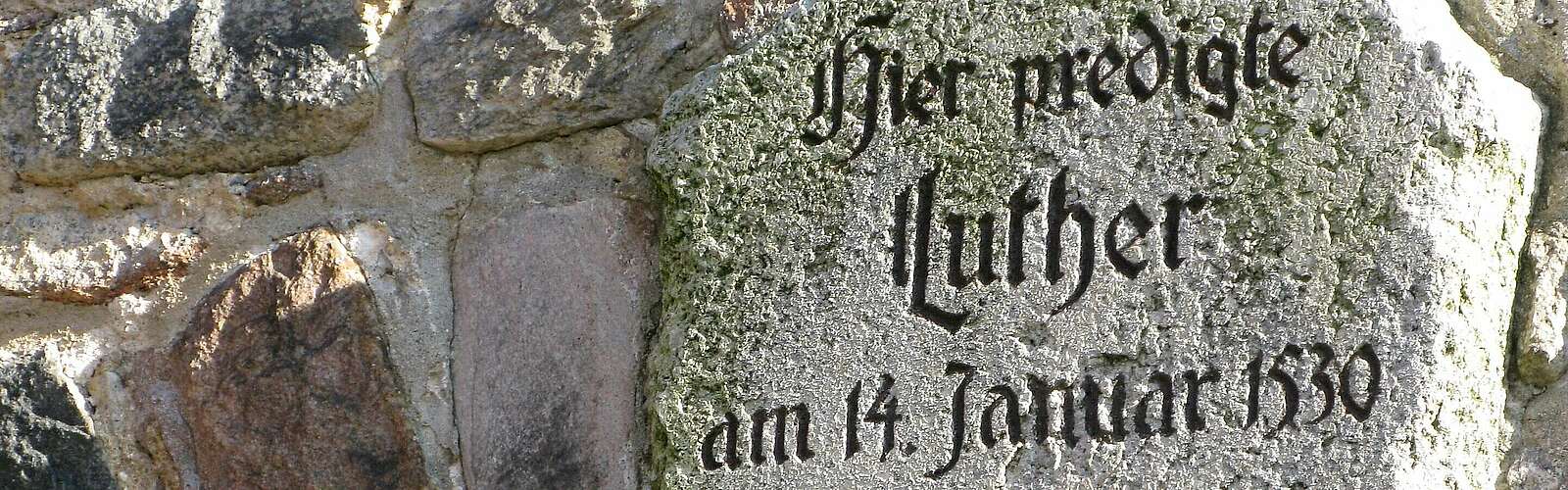 Lutherstein in Bad Belzig,
        
    

        Foto: Fotograf / Lizenz - Media Import/Lars Franke
