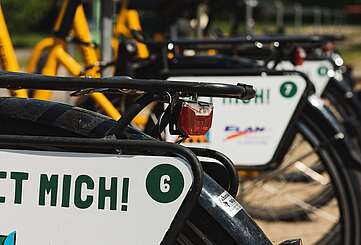 Fahrradverleih im Ziegeleipark Mildenberg