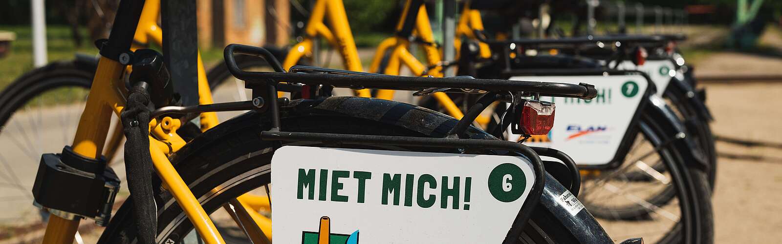 Fahrradverleih im Ziegeleipark Mildenberg