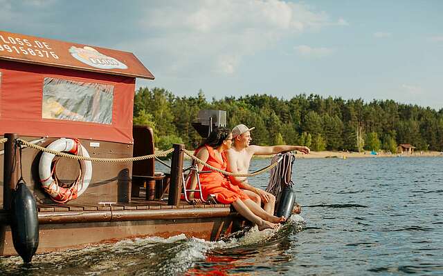 Floßtour auf dem Senftenberger See