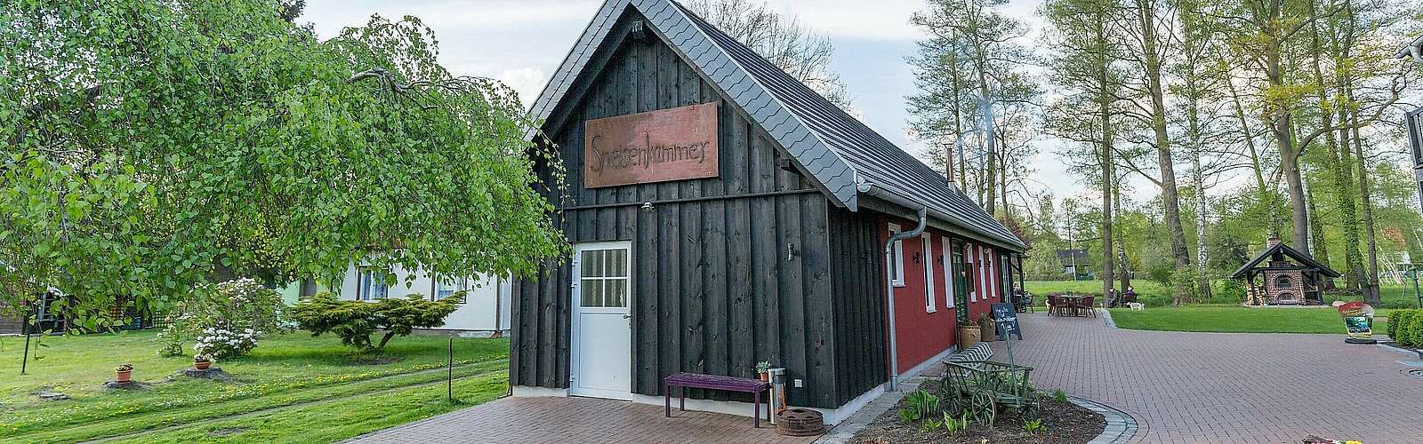Außenansicht des Restaurants Speisenkammer,
            
        
                Foto: TMB Tourismus-Marketing Brandenburg GmbH/Steffen Lehmann