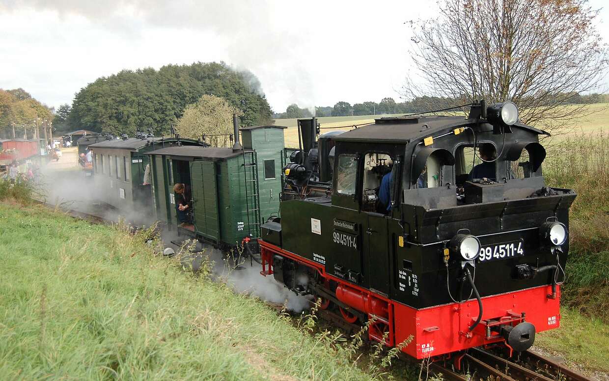 Die Museumsbahn und Dampflokomotive Pollo