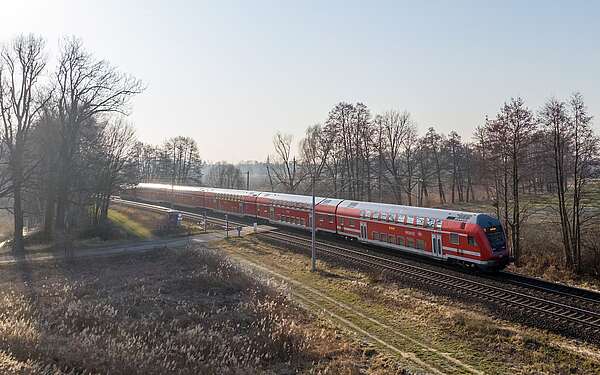 Doppelstockzug im Netz Nord-Süd 2