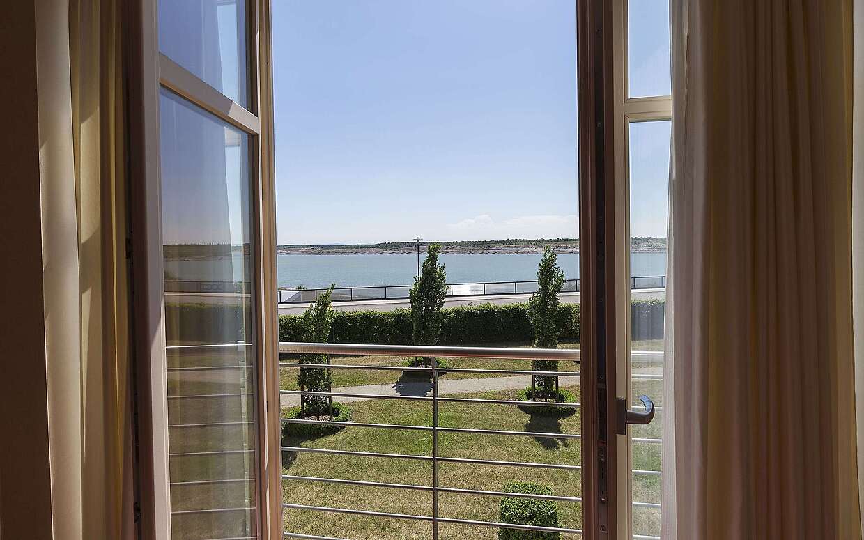 Seeblick aus dem Seehotel Großräschen