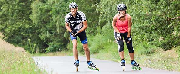 Auf Skates durch den Fläming