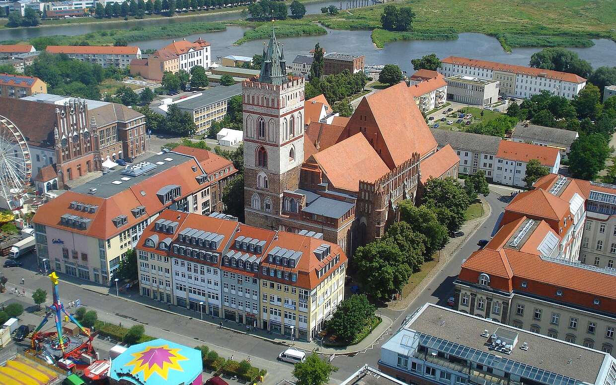 Luftbild von Frankfurt Oder