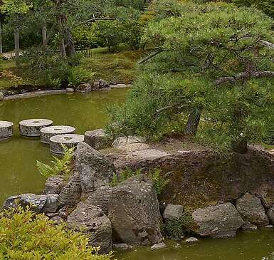 Japanische Gartenkultur im Bonsai-Garten Ferch