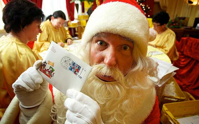 Der Weihnachtsmann hat einen Brief erhalten