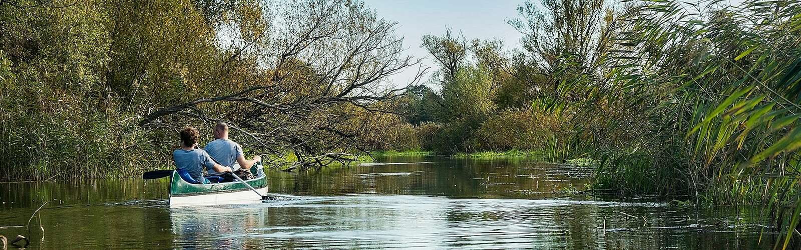 Kanutour auf der Unteren Havel,
            
        
                Foto: TMB Tourismus-Marketing Brandenburg GmbH/Geertje Jacob