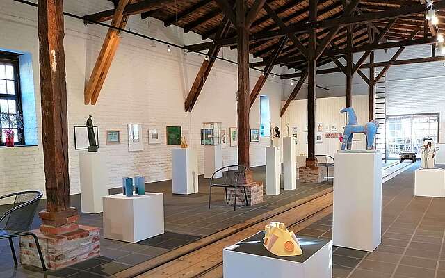 Blick in Galerie Packschuppen