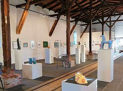 Blick in Galerie Packschuppen