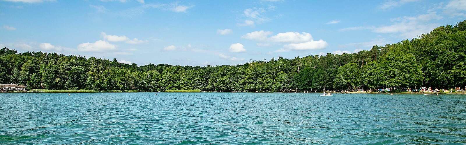 Blick auf den Stechlinsee,
            
        
                Foto: TMB Tourismus-Marketing Brandenburg GmbH/Steffen Lehmann