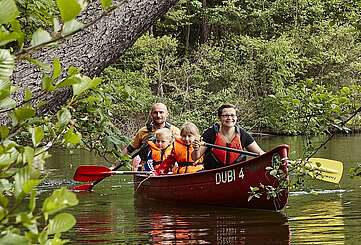 Paddler auf den Dahme-Heideseen
