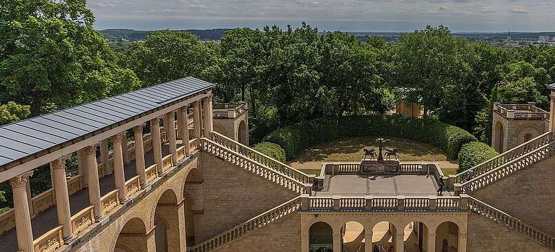 Die Sanierung des Belvedere auf dem Pfingstberg
