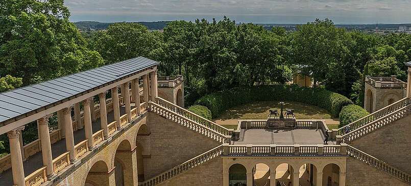 Die Sanierung des Belvedere auf dem Pfingstberg