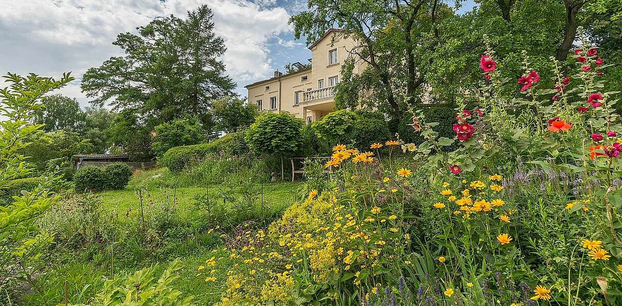 Die Villa am Trumpf mit Garten