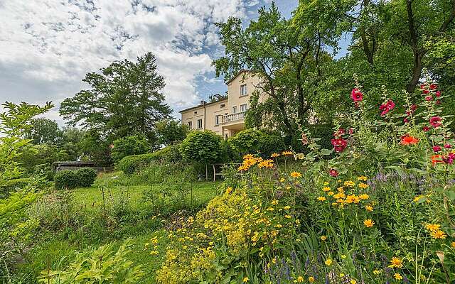 Die Villa am Trumpf mit Garten
