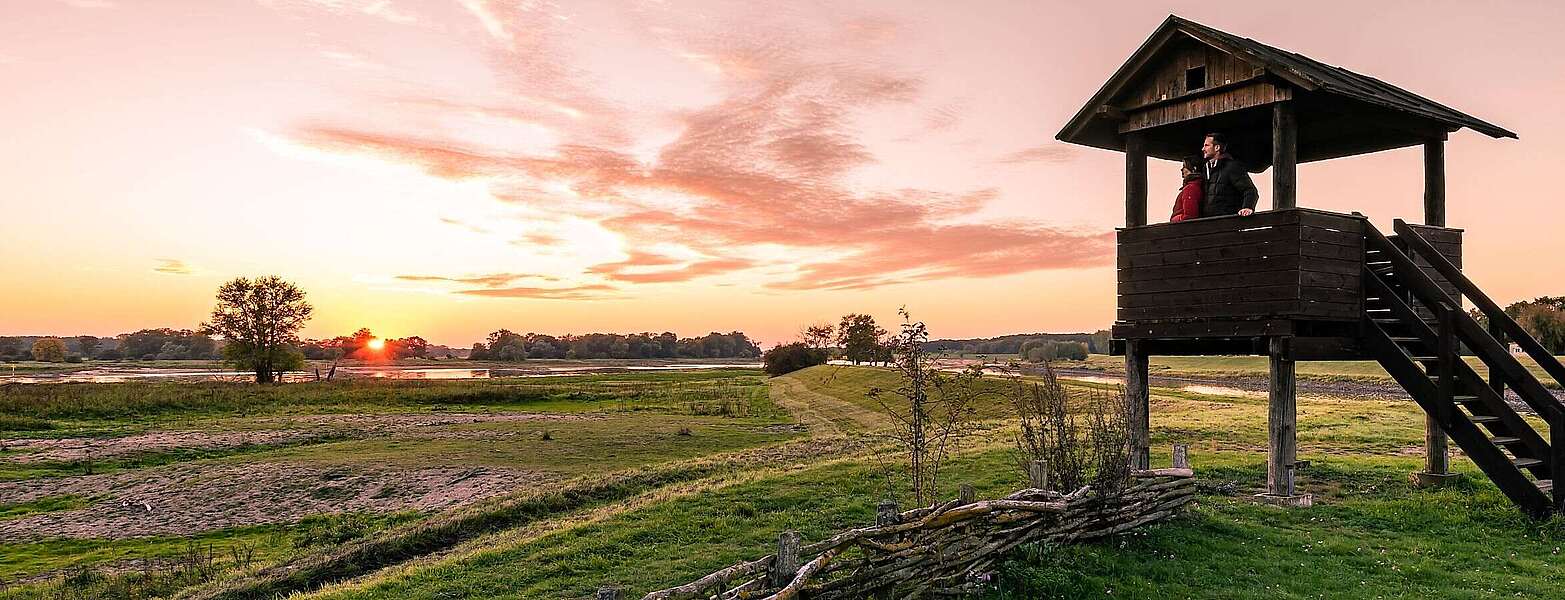 Gnevsdorfer Wehr an der Elbe