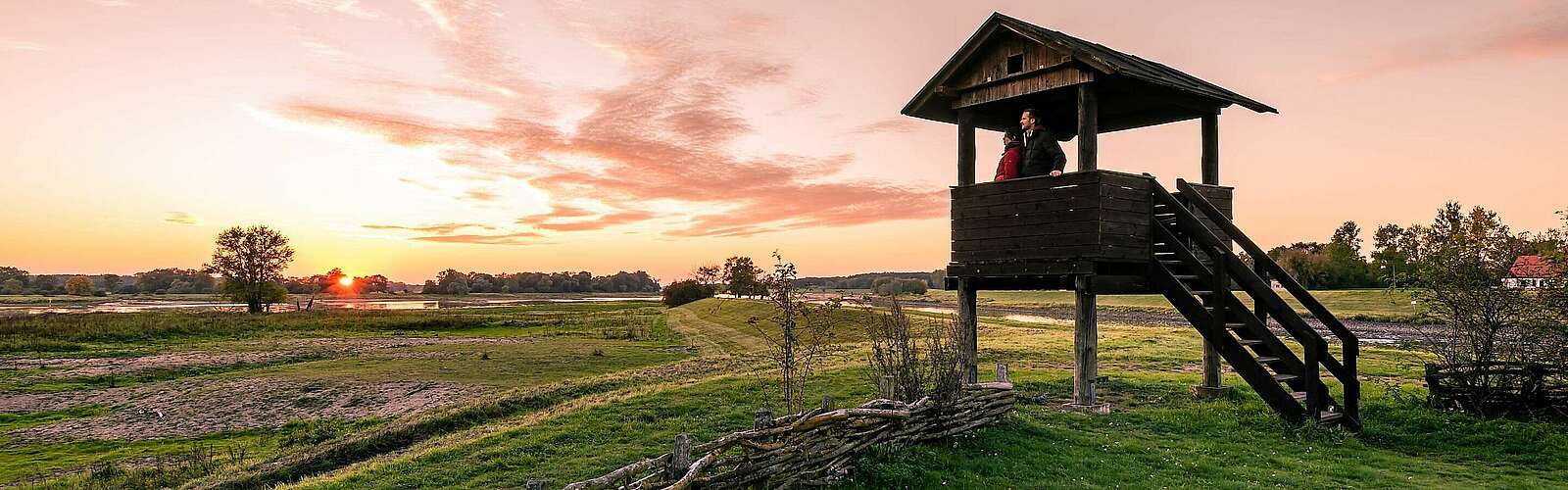 Gnevsdorfer Wehr an der Elbe,
            
        
                Foto: Tourismusverband Prignitz e.V./Markus Tiemann