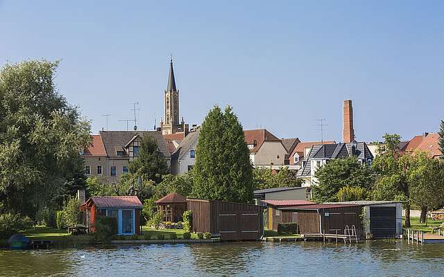 Blick auf Fürstenberg/Havel