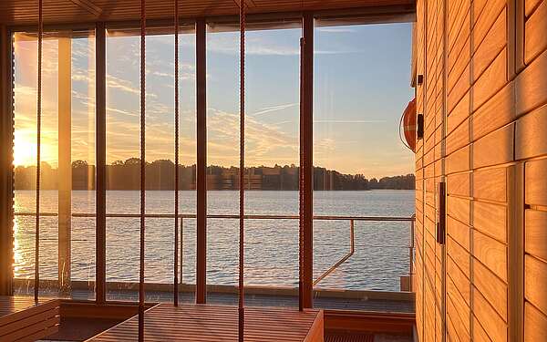 Seesauna im Resort