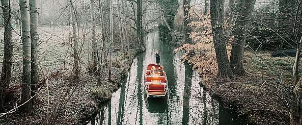 Kaminkahnfahrt im Spreewald