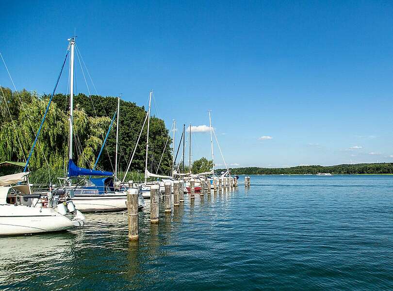 Segelboote auf dem Scharmützelsee