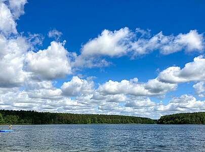 Schwimmsteg am Dreetzsee