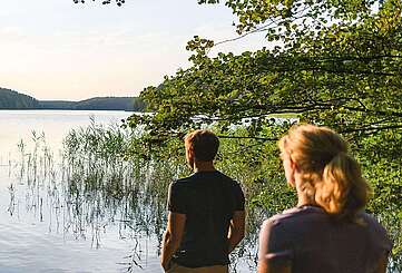 Wanderer am Roofensee