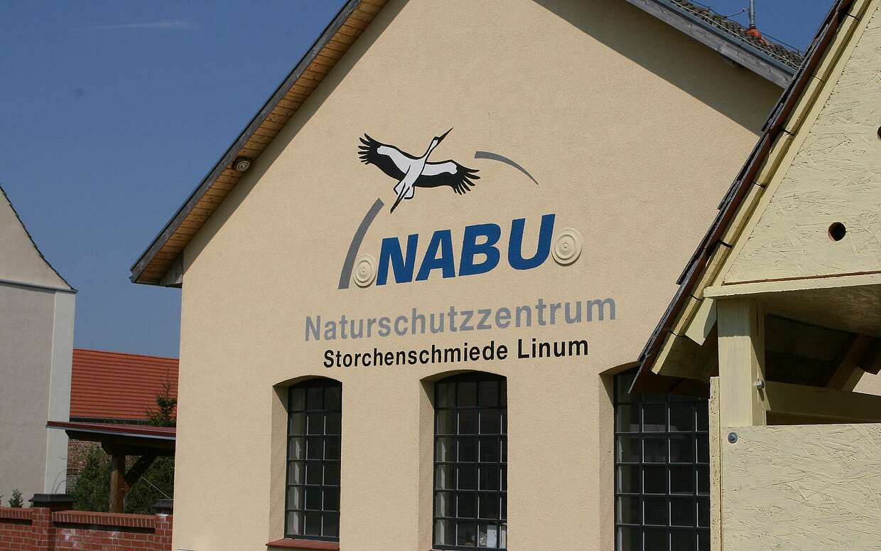 Die Storchenschmiede in Linum