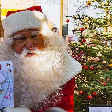Weihnachtsmann in Himmelpfort