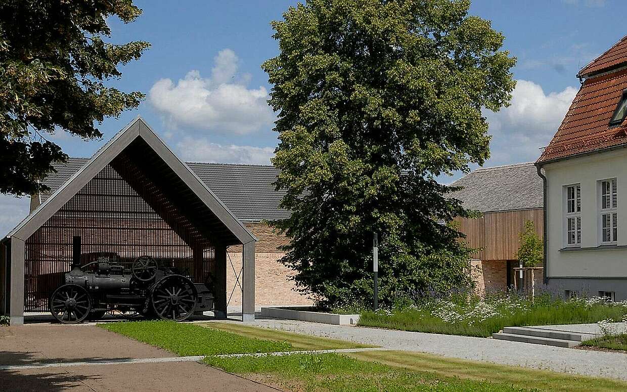 Außenbereich des Barnim Panoramas