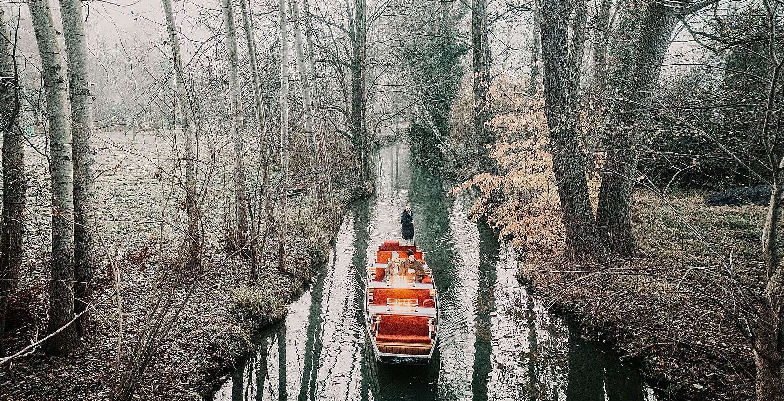 Winterkahnfahrt im Spreewald
