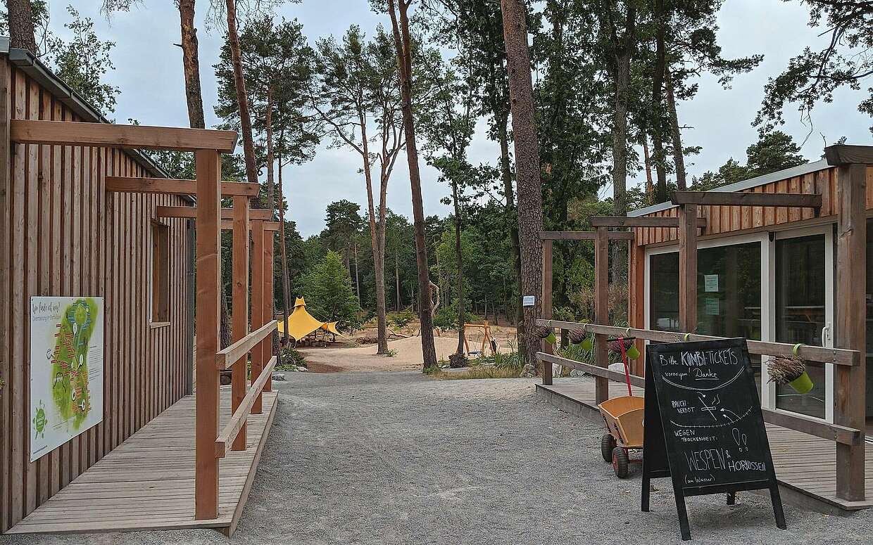 Eingangsbereich Barfußpark
