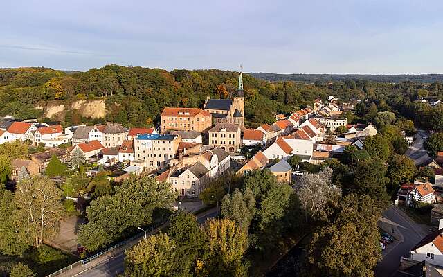 Blick auf die Oderberger Festung