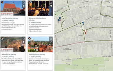 Kartenausschnitt Jüterbog