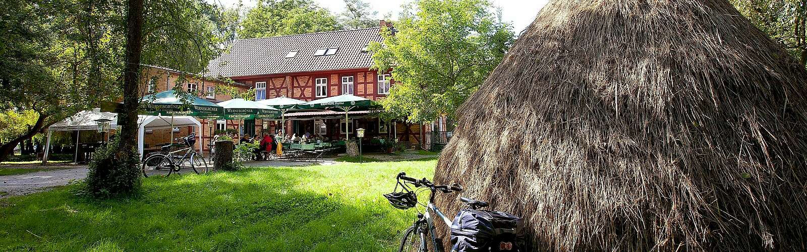 Hotel und Restaurant Dubkow-Mühle in Leipe,
        
    

        Foto: Fotograf / Lizenz - Media Import/Paul Hahn
