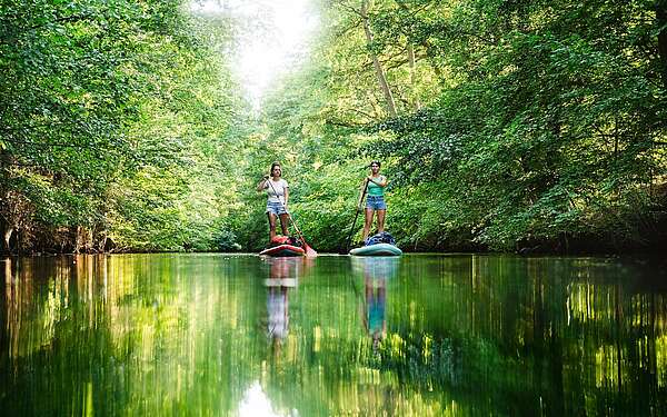 Mit dem SUP auf dem Bolter Kanal