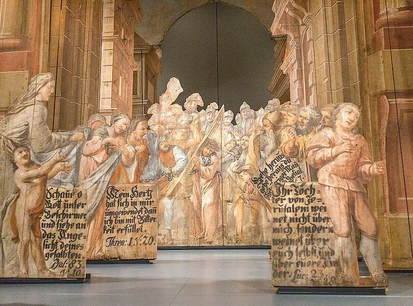 Theaterkulisse im Himmlischen Theater im Kloster Neuzelle