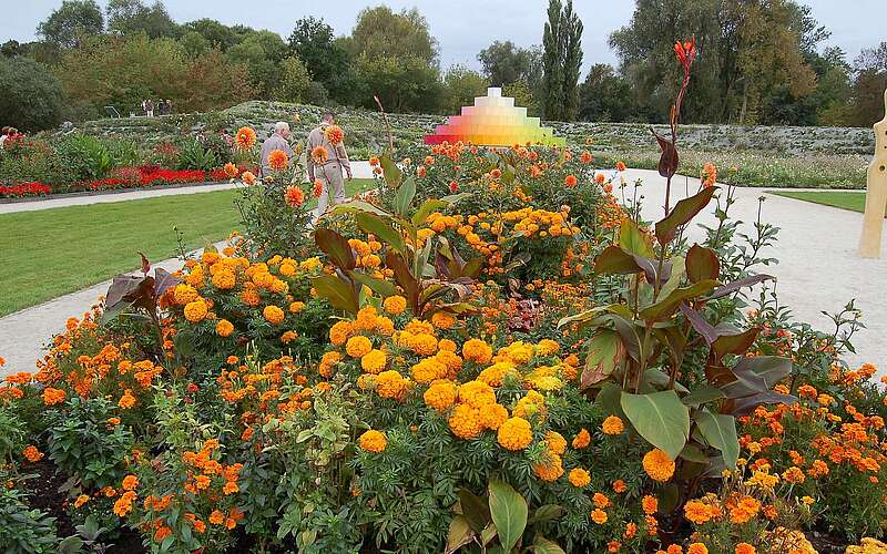 Blütenpracht zur Landesgartenschau im Schlosspark Oranienburg