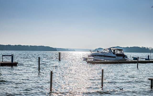 Motorboot auf dem Scharmützelsee