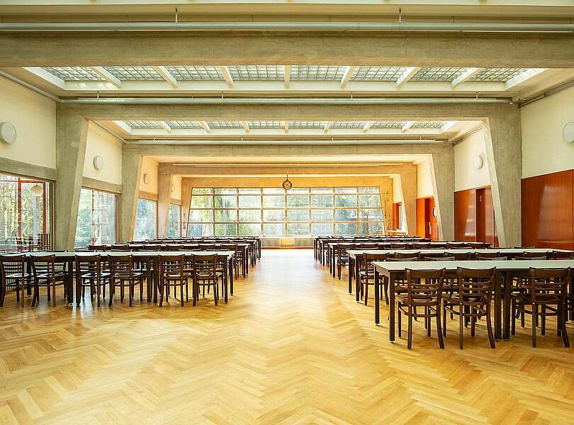 Saal in der Bundesschule Bernau