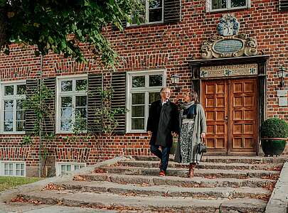 Parkspaziergang am Romantik Hotel Gutshaus Ludorf