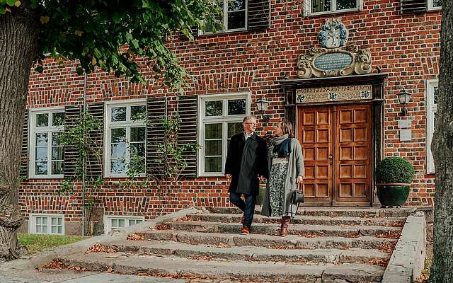 Parkspaziergang am Romantik Hotel Gutshaus Ludorf