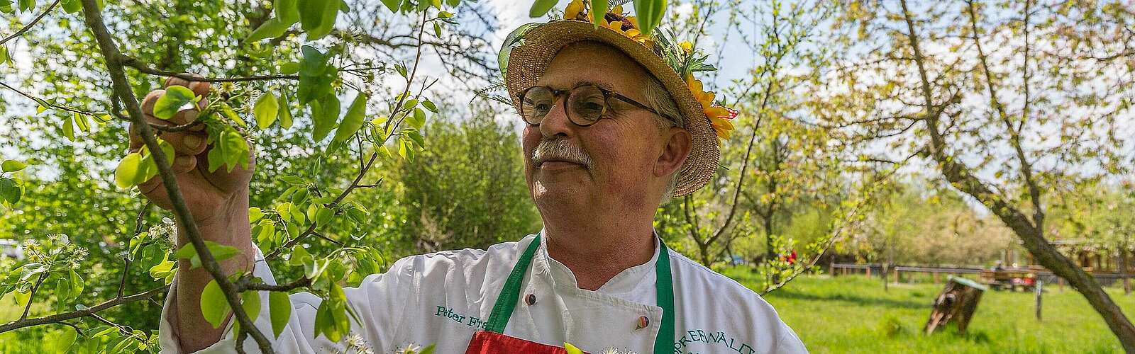 Peter Franke von der Spreewälder Kräutermanufaktur,
            
        
                Foto: TMB Tourismus-Marketing Brandenburg GmbH/Steffen Lehmann