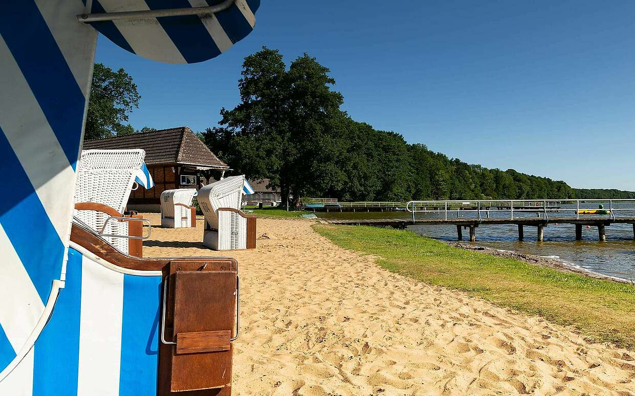 Strandkörbe im Jahnbad Neuruppin