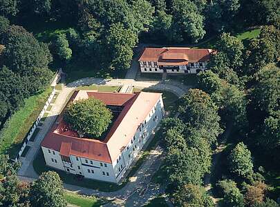 Schloss und Festung Senftenberg Luftbild