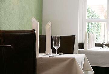 Geheimer Blick in das Restaurant kochZimmer