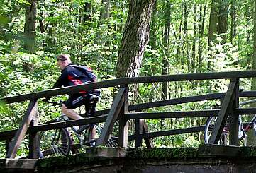 Radler im Spreewald