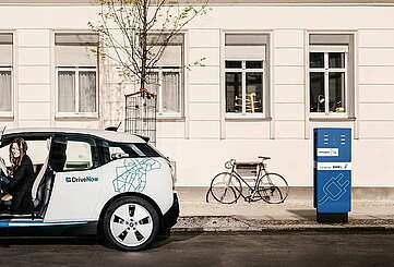 Mit dem Elektro-Auto